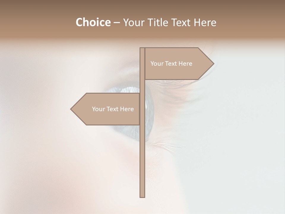 Caucasian Cute Small PowerPoint Template