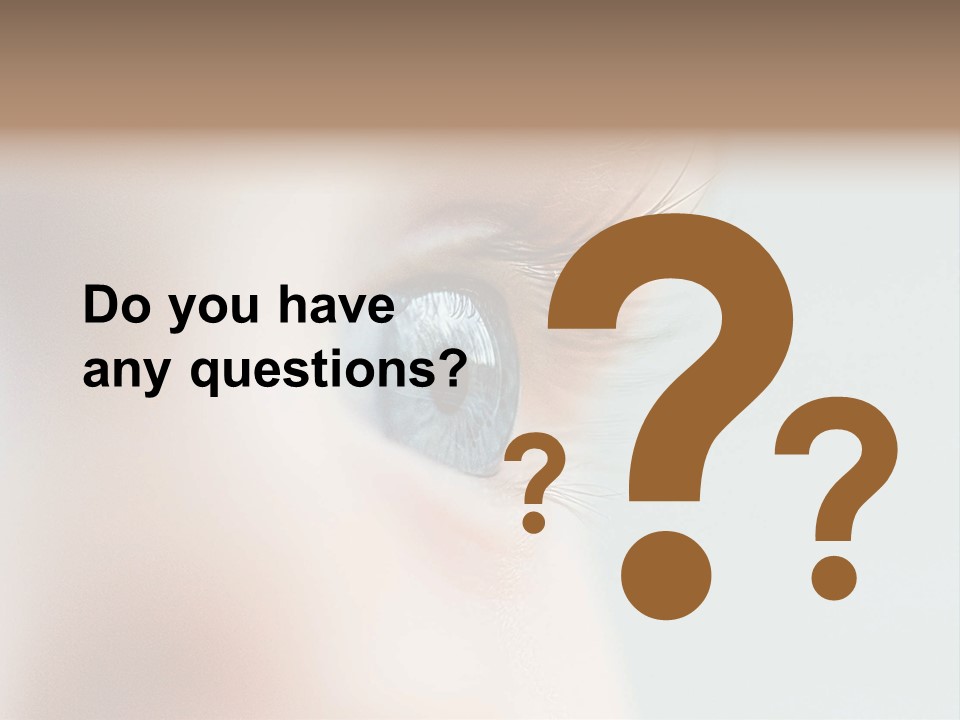 Caucasian Cute Small PowerPoint Template