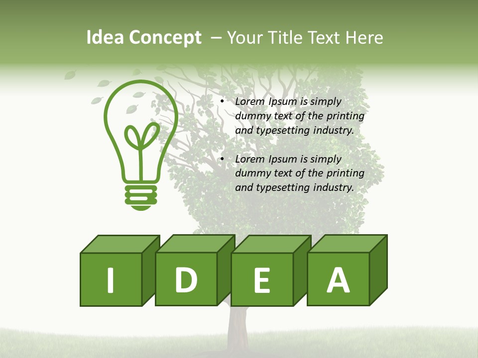 Dealing With Dementia Brain Ideas PowerPoint Template