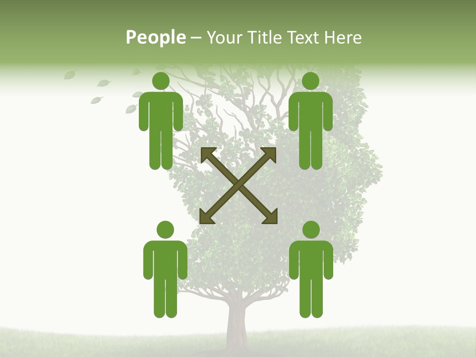 Dealing With Dementia Brain Ideas PowerPoint Template