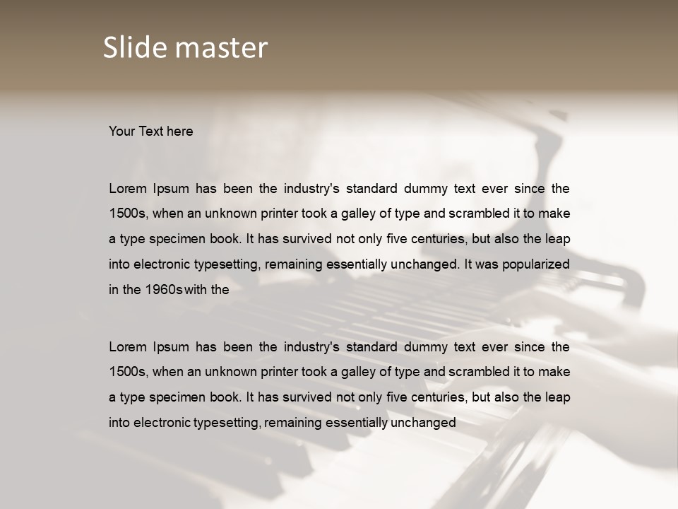 Compose Note Abstract PowerPoint Template