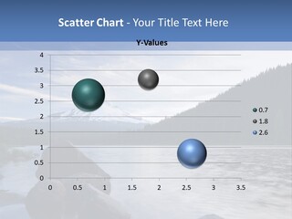 Blue Sunrise Landscape PowerPoint Template