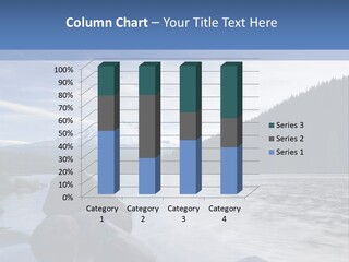 Blue Sunrise Landscape PowerPoint Template