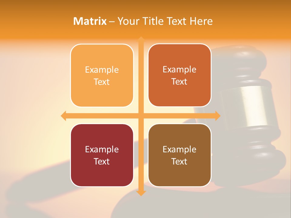 Legislation Jury Guilty PowerPoint Template