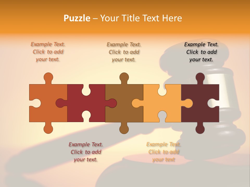 Legislation Jury Guilty PowerPoint Template