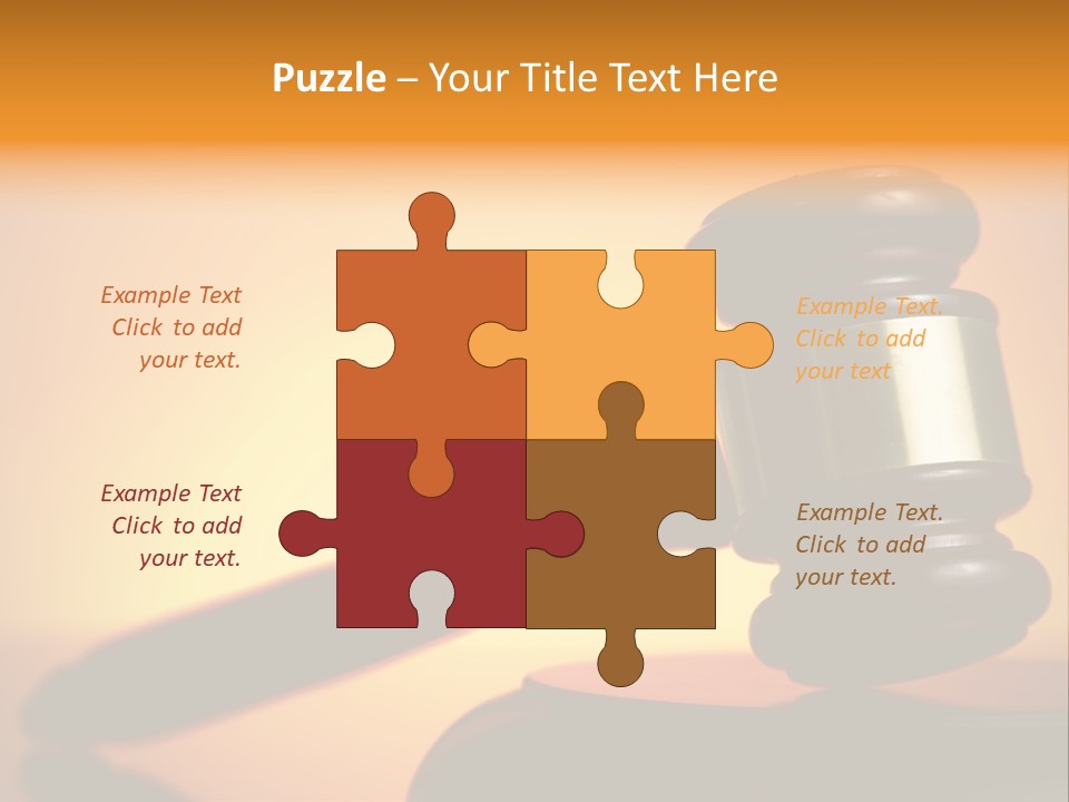 Legislation Jury Guilty PowerPoint Template