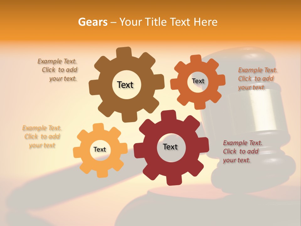 Legislation Jury Guilty PowerPoint Template