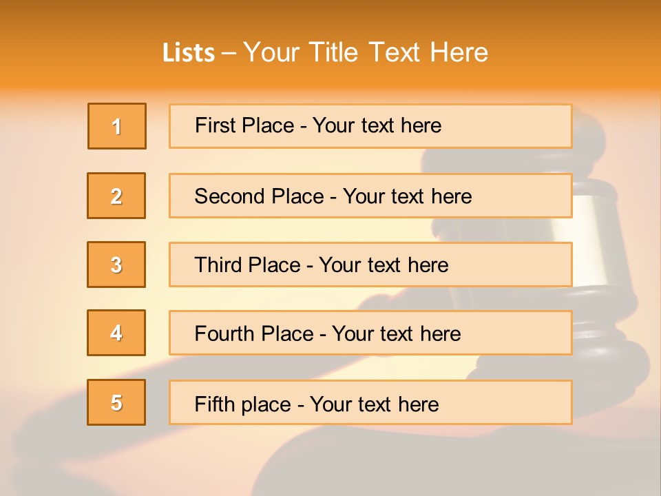 Legislation Jury Guilty PowerPoint Template
