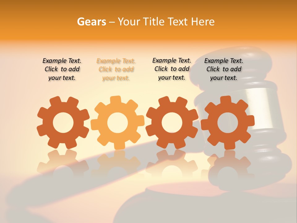 Legislation Jury Guilty PowerPoint Template