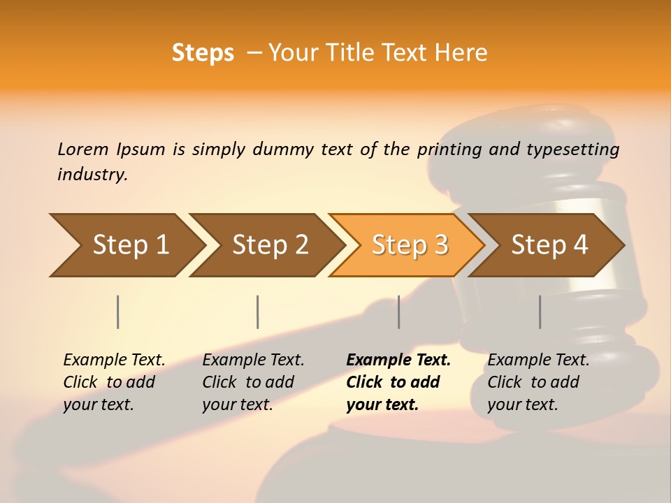Legislation Jury Guilty PowerPoint Template