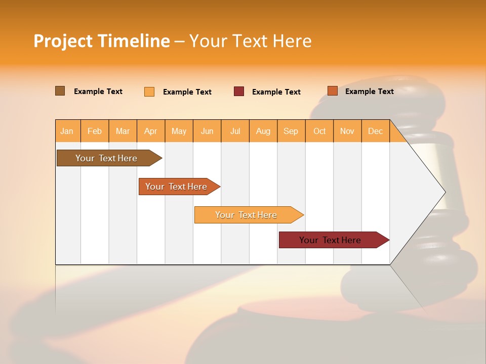 Legislation Jury Guilty PowerPoint Template