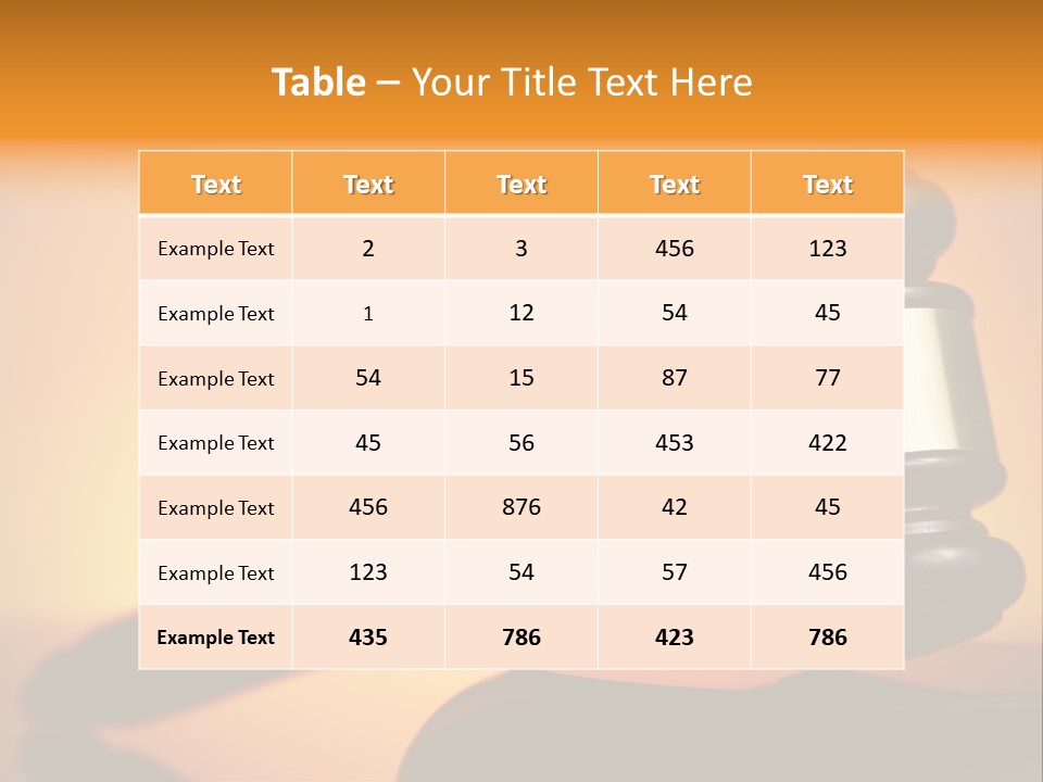 Legislation Jury Guilty PowerPoint Template