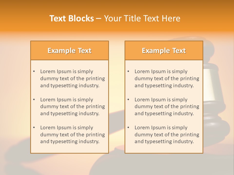 Legislation Jury Guilty PowerPoint Template