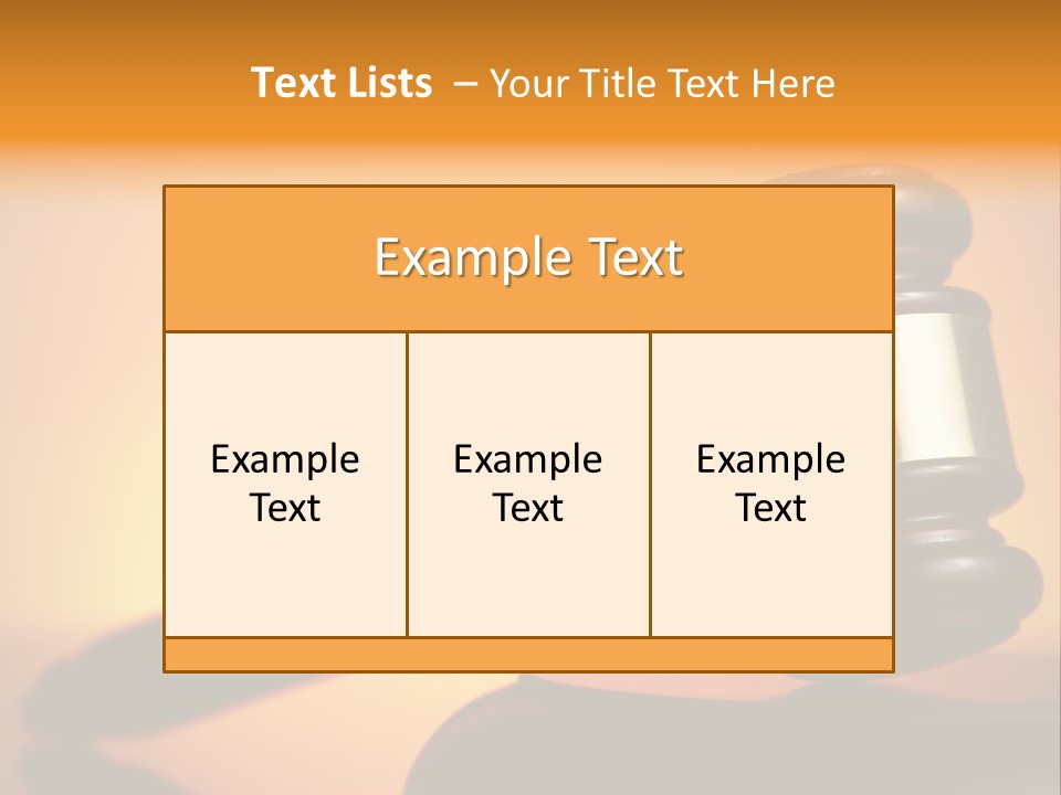 Legislation Jury Guilty PowerPoint Template