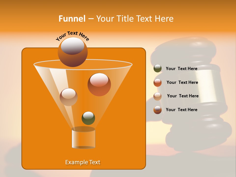 Legislation Jury Guilty PowerPoint Template