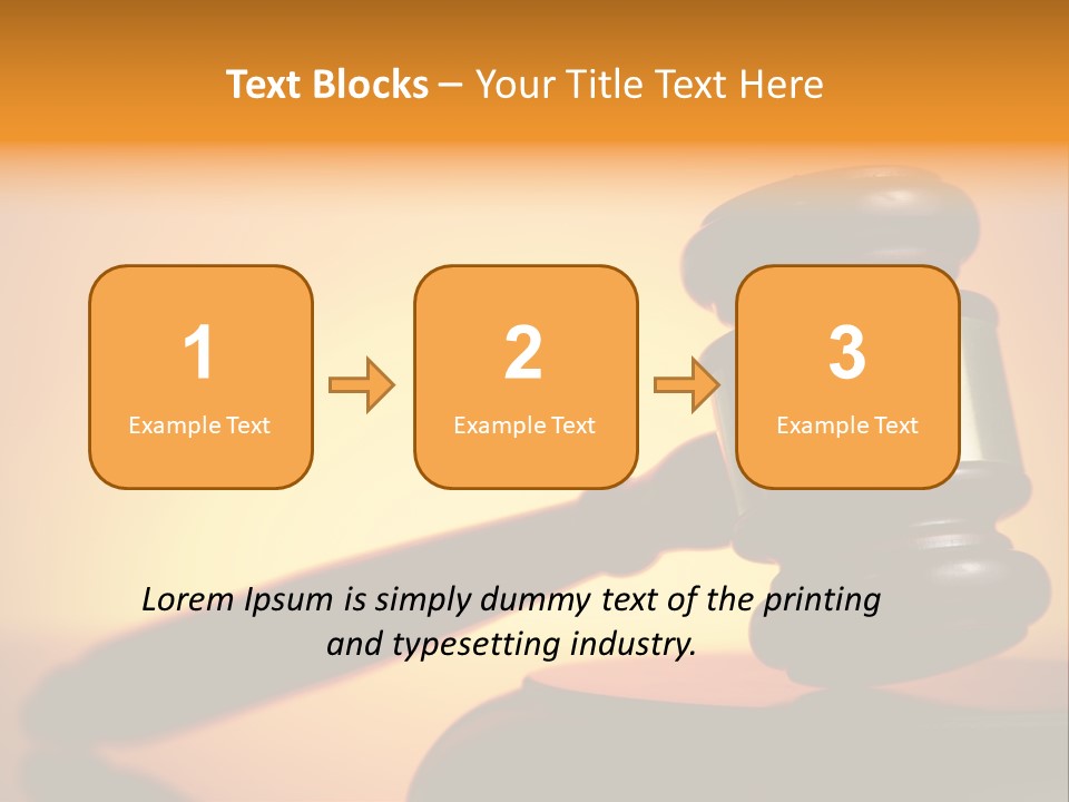 Legislation Jury Guilty PowerPoint Template