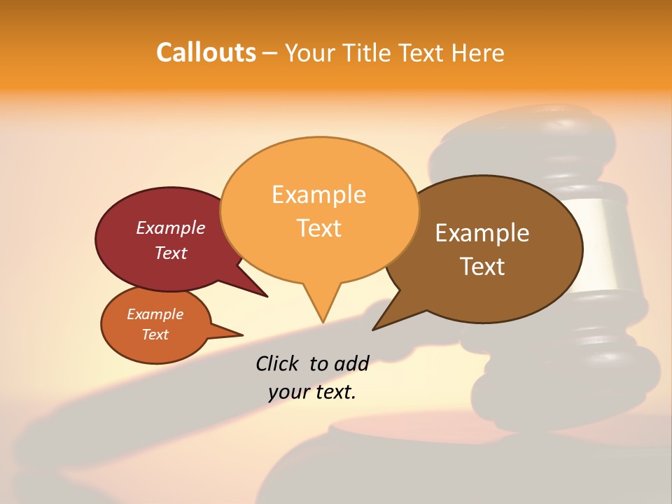 Legislation Jury Guilty PowerPoint Template