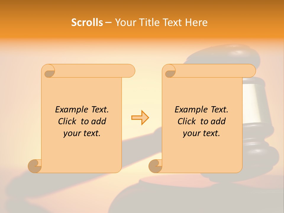 Legislation Jury Guilty PowerPoint Template