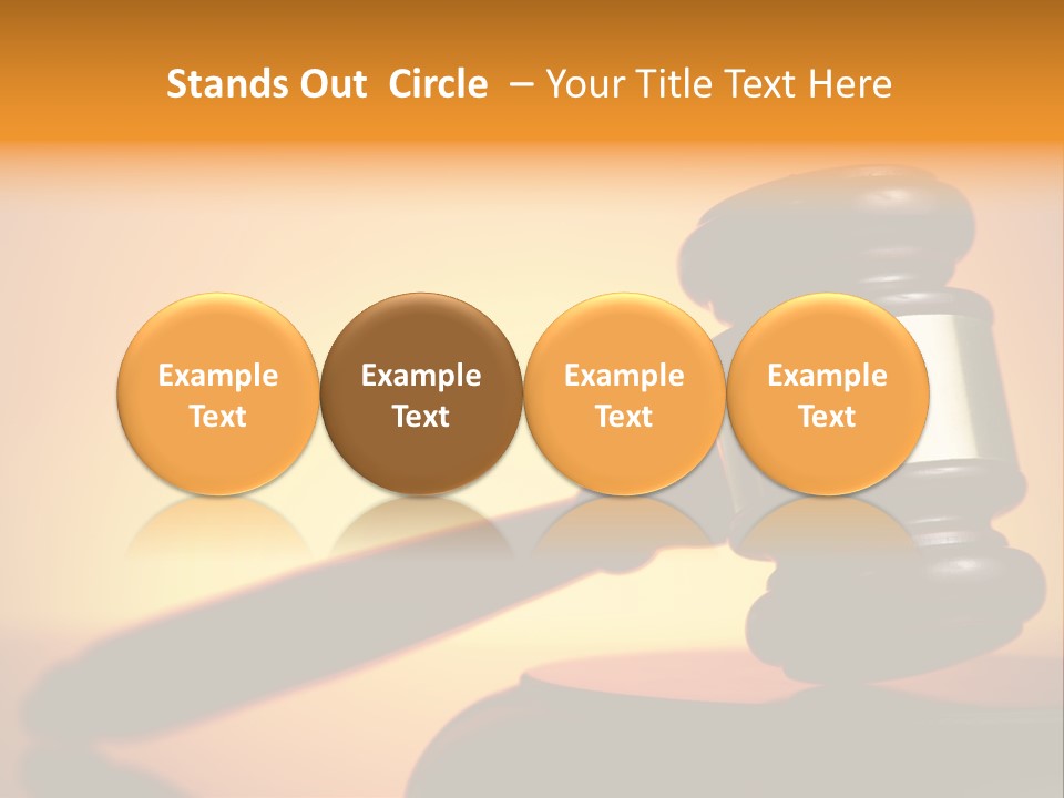 Legislation Jury Guilty PowerPoint Template