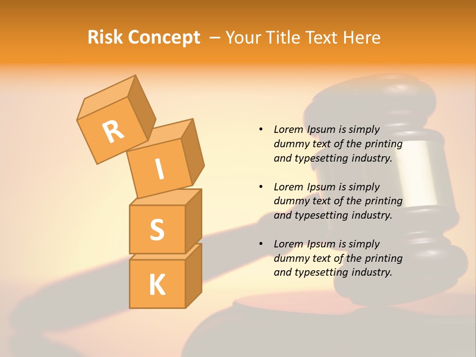 Legislation Jury Guilty PowerPoint Template