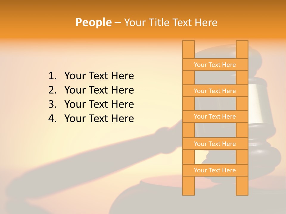 Legislation Jury Guilty PowerPoint Template
