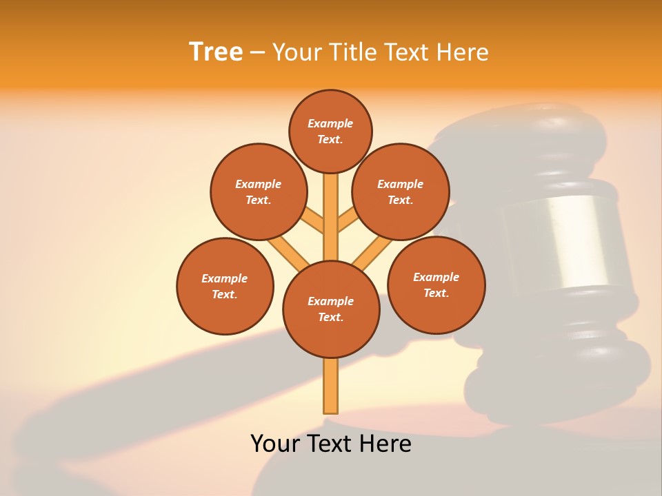 Legislation Jury Guilty PowerPoint Template