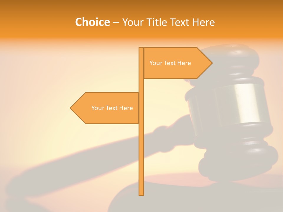 Legislation Jury Guilty PowerPoint Template