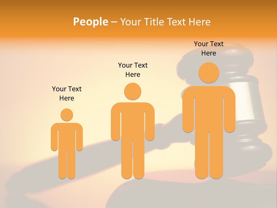 Legislation Jury Guilty PowerPoint Template