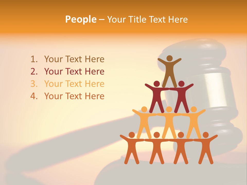 Legislation Jury Guilty PowerPoint Template