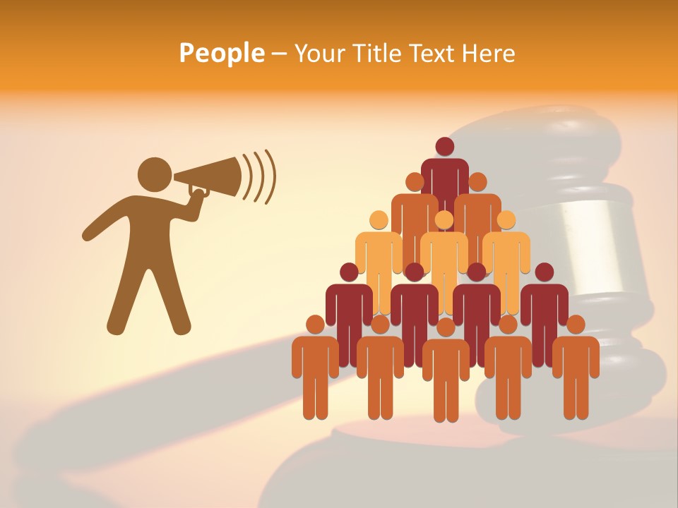 Legislation Jury Guilty PowerPoint Template