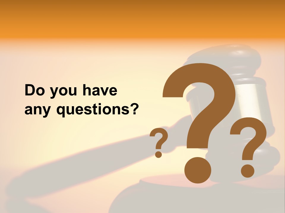 Legislation Jury Guilty PowerPoint Template