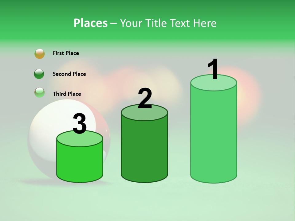 Sphere Snooker Depth PowerPoint Template