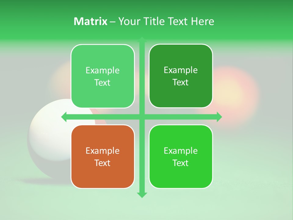 Sphere Snooker Depth PowerPoint Template
