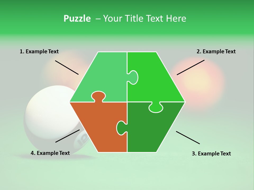 Sphere Snooker Depth PowerPoint Template