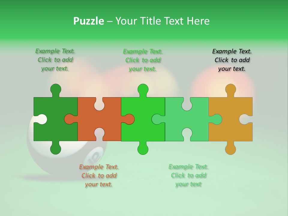 Sphere Snooker Depth PowerPoint Template