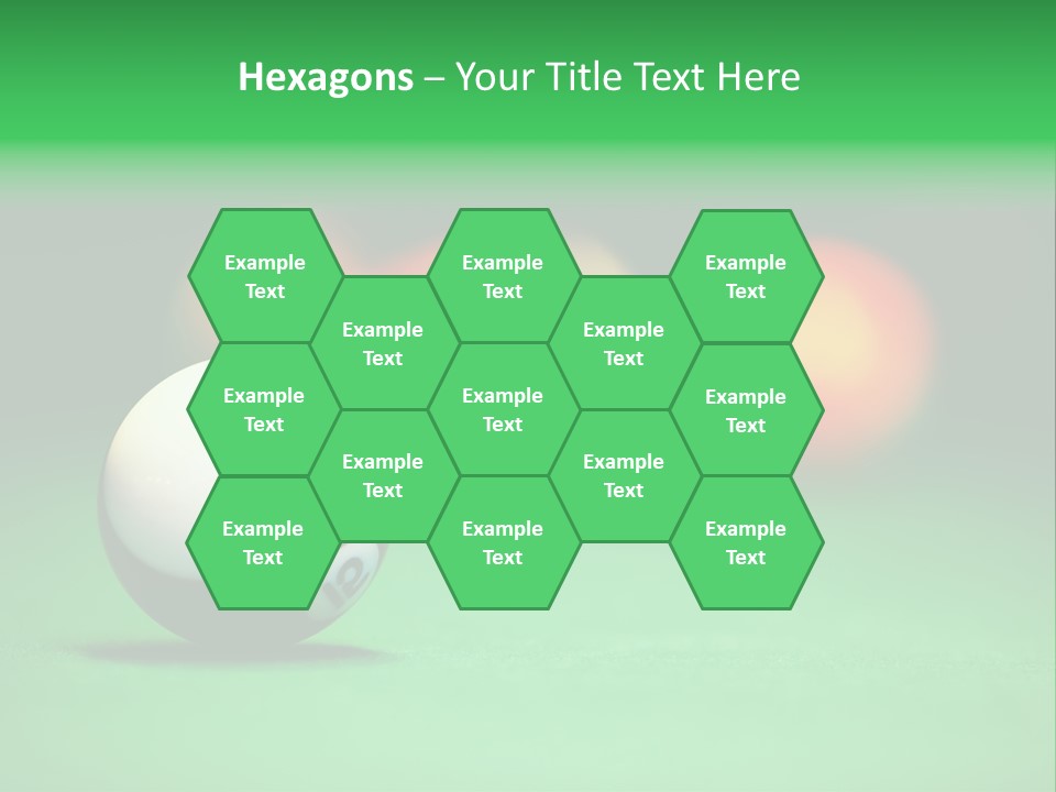 Sphere Snooker Depth PowerPoint Template