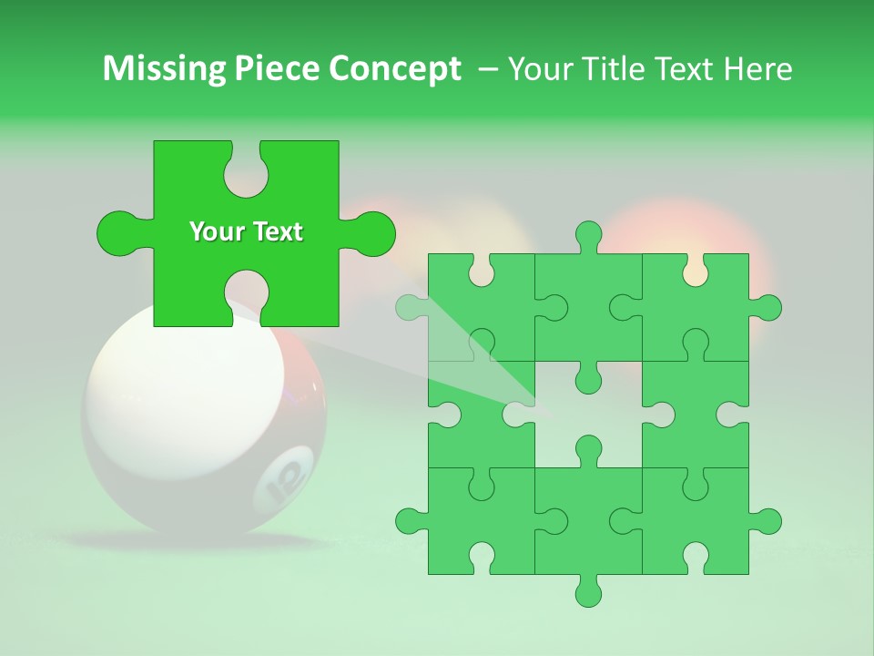 Sphere Snooker Depth PowerPoint Template