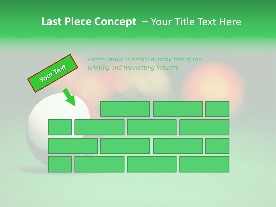 Sphere Snooker Depth PowerPoint Template