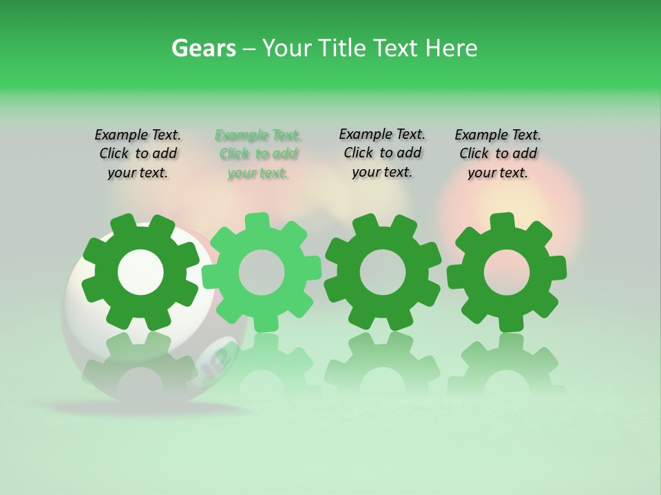 Sphere Snooker Depth PowerPoint Template