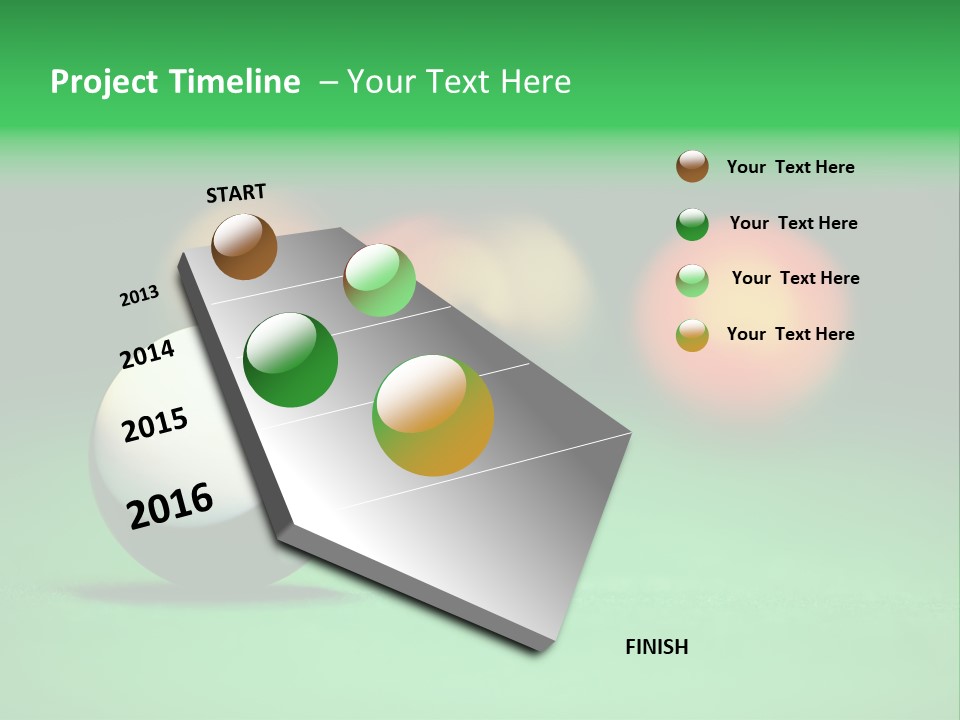 Sphere Snooker Depth PowerPoint Template