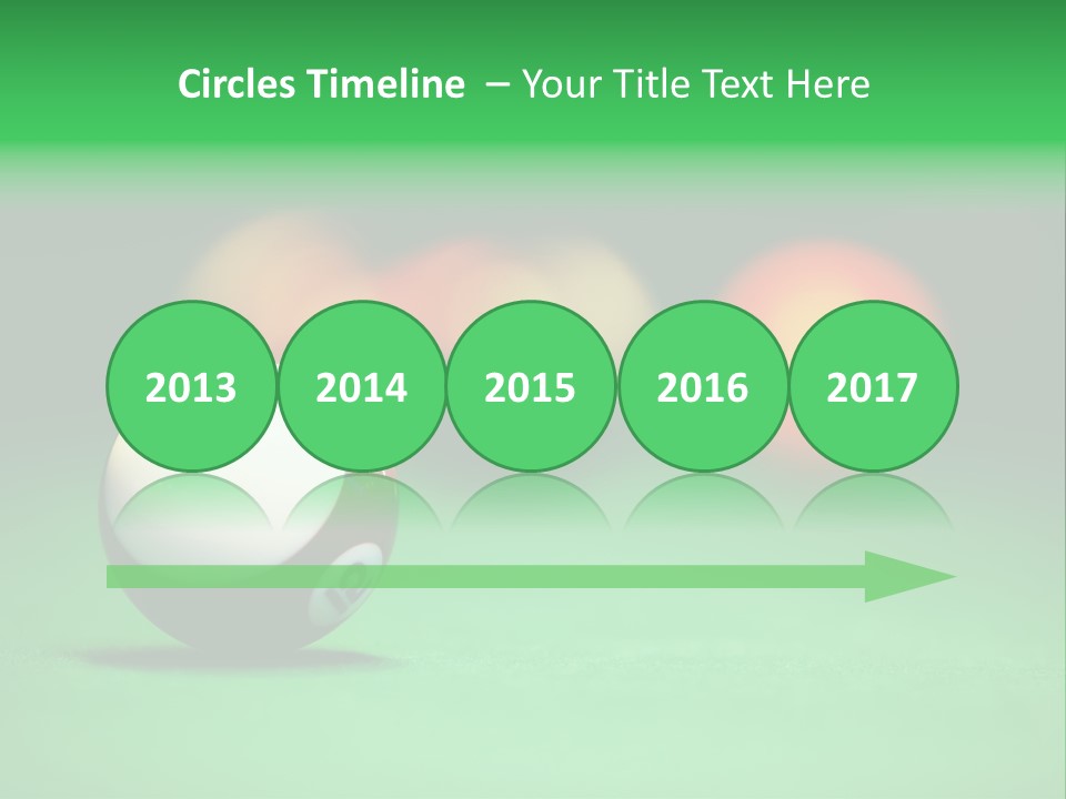 Sphere Snooker Depth PowerPoint Template