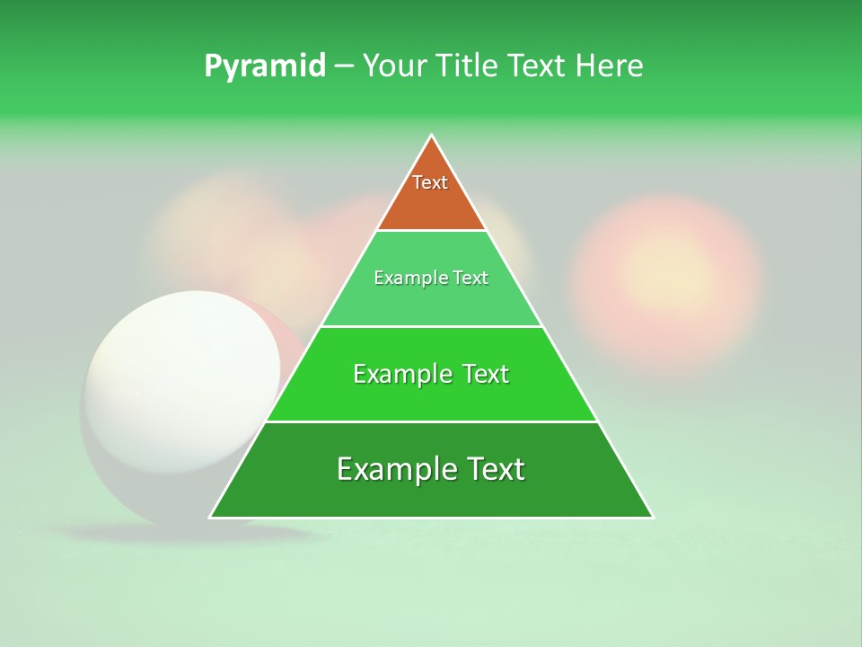 Sphere Snooker Depth PowerPoint Template