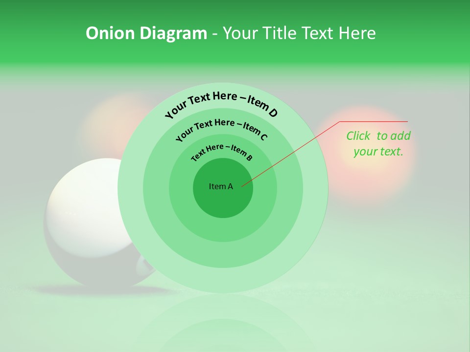 Sphere Snooker Depth PowerPoint Template