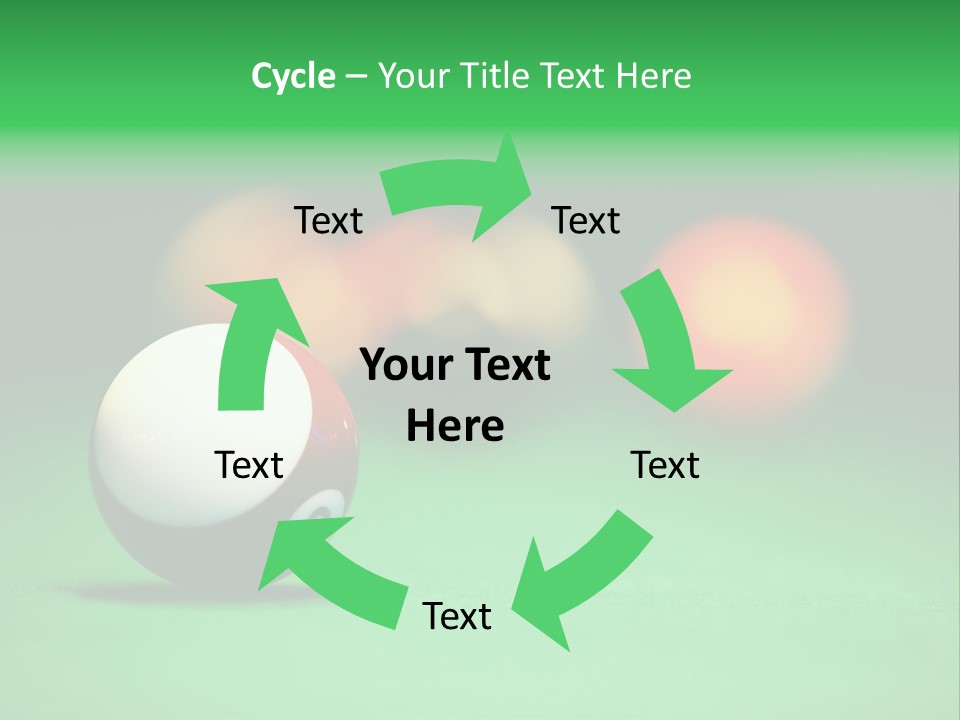 Sphere Snooker Depth PowerPoint Template