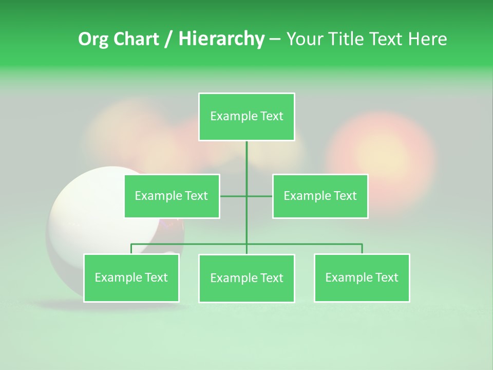 Sphere Snooker Depth PowerPoint Template