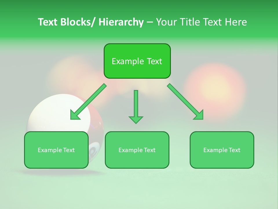 Sphere Snooker Depth PowerPoint Template