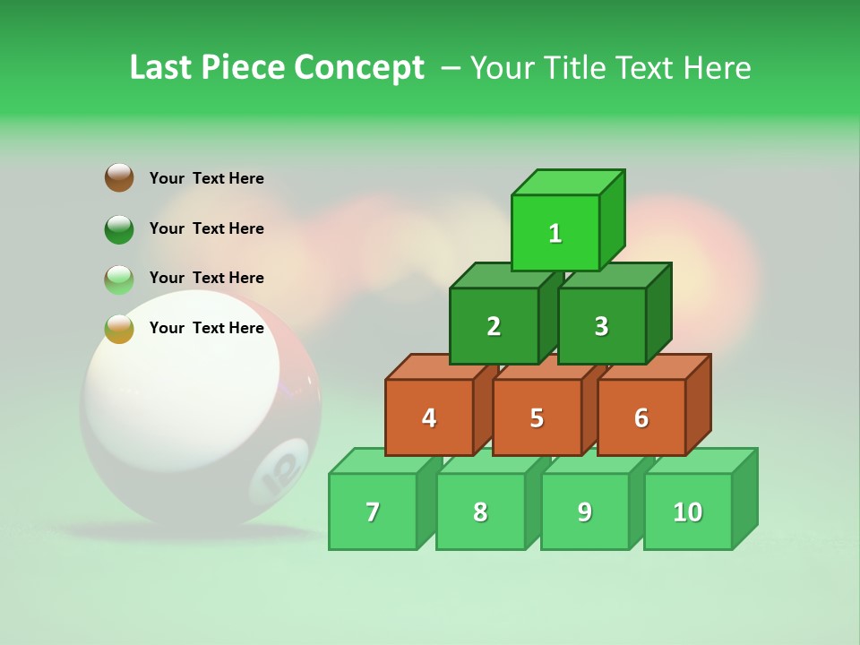 Sphere Snooker Depth PowerPoint Template