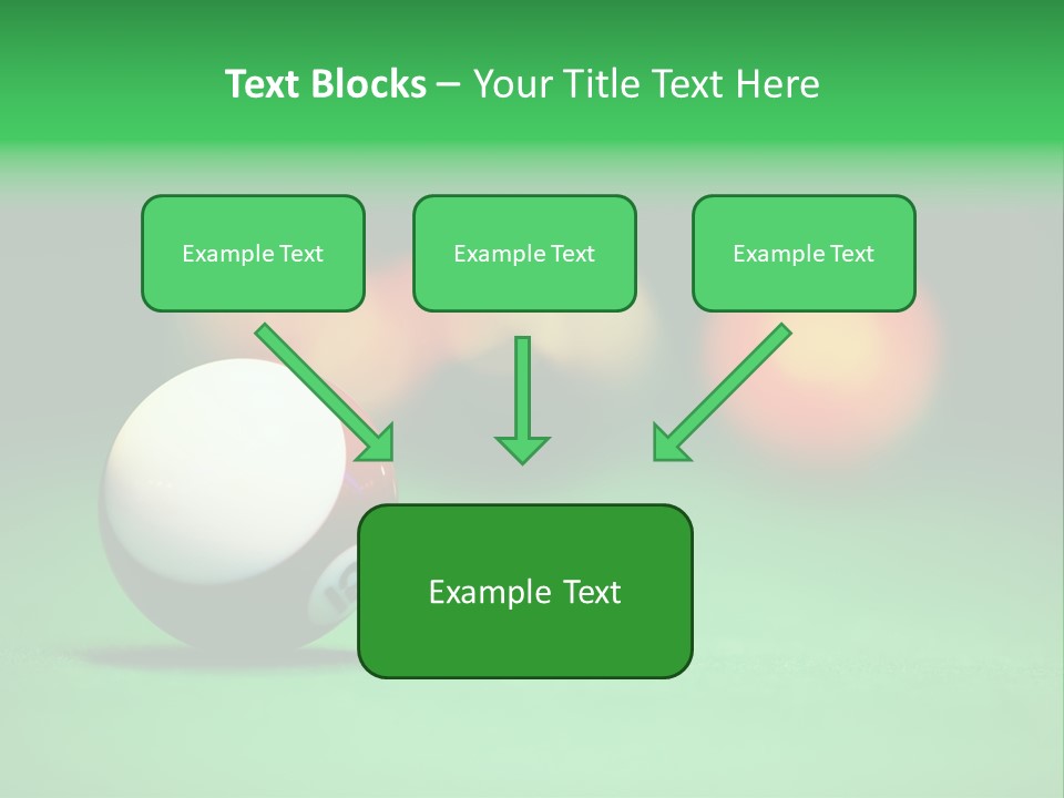 Sphere Snooker Depth PowerPoint Template