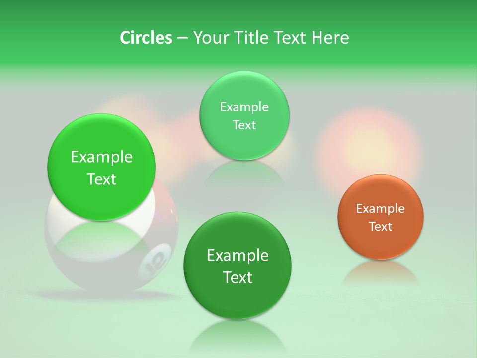 Sphere Snooker Depth PowerPoint Template