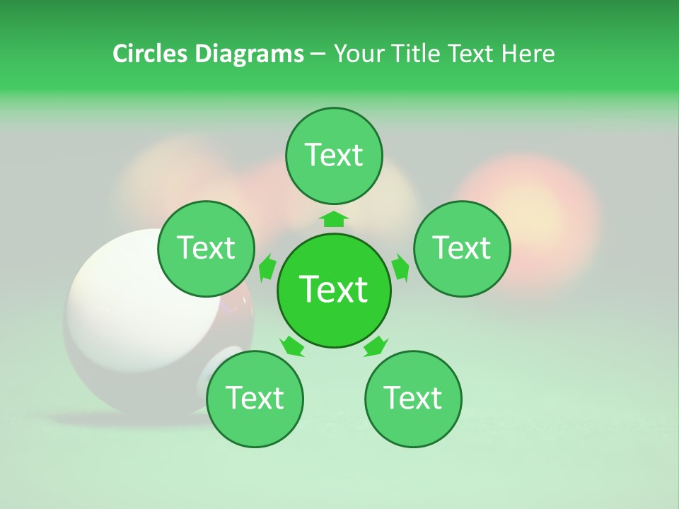 Sphere Snooker Depth PowerPoint Template